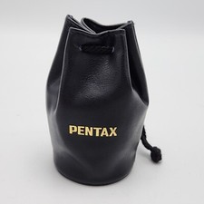 Estuche de lente limitado Pentax FA original genuino bolsa con cordón - 2 1/4" W x 3" T