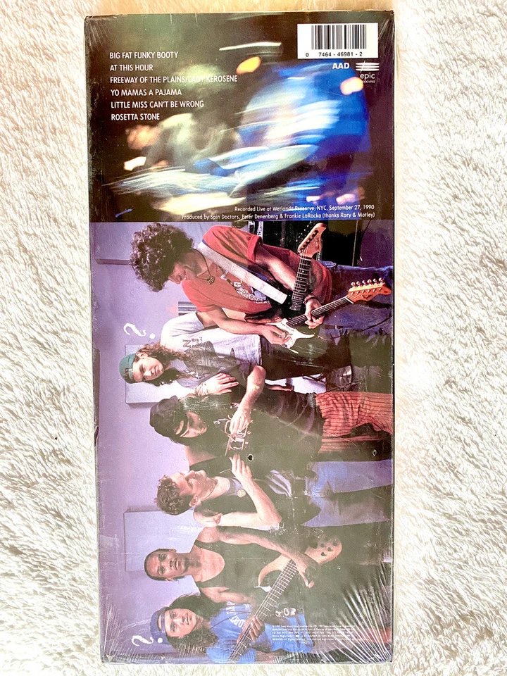 SPIN DOCTORS SEALED PROMO LONGBOX CD UP FOR GRABS LIVE EP LP ALBUM ROSETTA STONE Foto 3 de 4