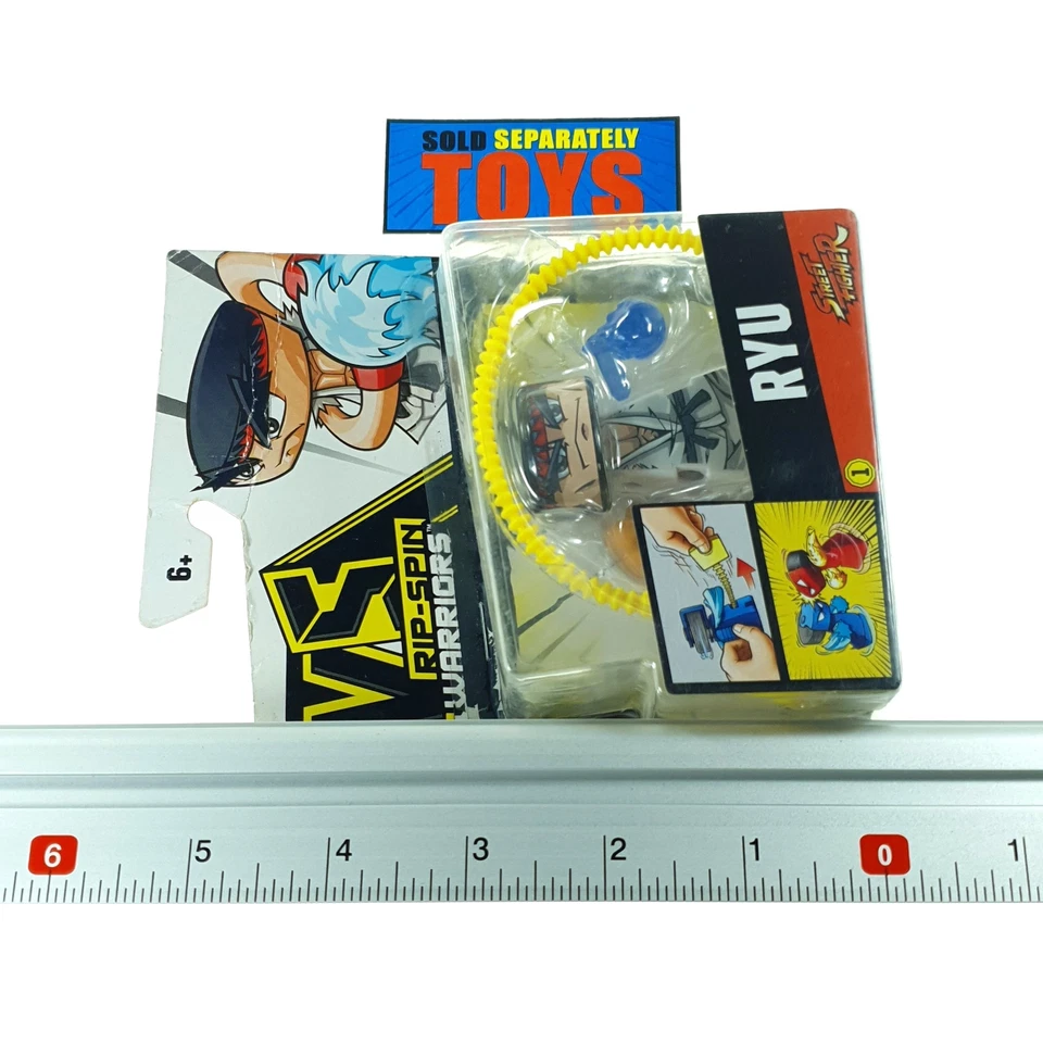 Figura VS Rip Spin Warriors RYU Street Fighter Serie 1 2016 Toy Top Spin Battle Foto 2 de 3