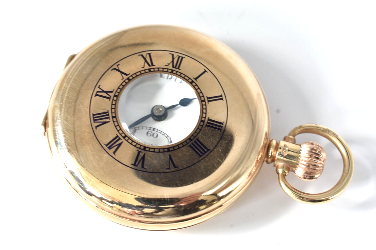 Marks English Pocket Watch Makers Antique English 9Ct Gold Swiss