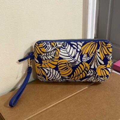 Talbots Tropical Print Wristlet Brand New