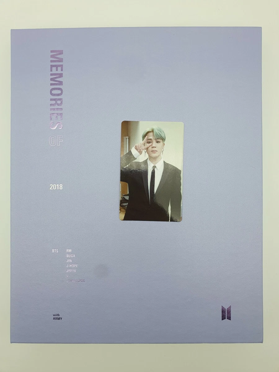 BTS Memories of 2018 DVD Full Set Official Photo Card JIMIN Full set