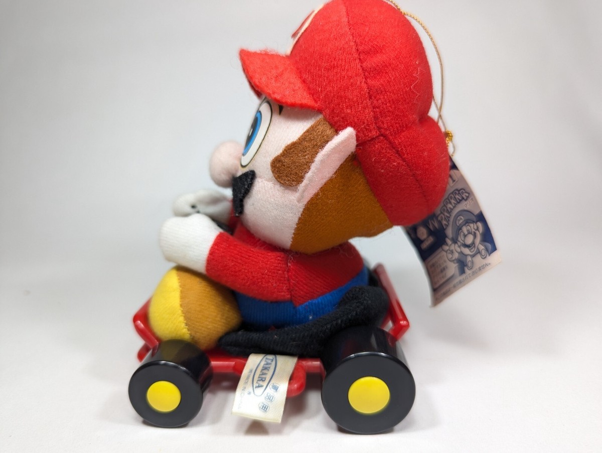 Super Mario Kart Plush Super Mario 1993 Banpresto Nintendo Japan