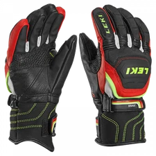Leki World Cup Race Flex S Jr Glove Black/Red/White/Yellow