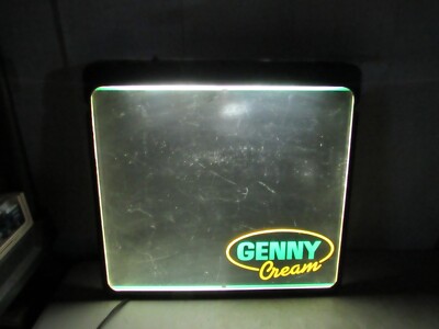 Vintage Genesee Beer Genny Cream Ale ''Dry Erase'' Lighted Menu Board Sign