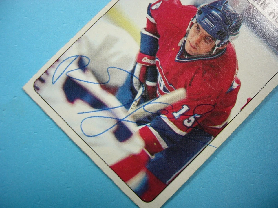 1978/79 O-PEE-CHEE NHL HOCKEY CARD #227 REJEAN HOULE VG/EX AUTO AUTOGRAPH OPC - Image 3 of 3