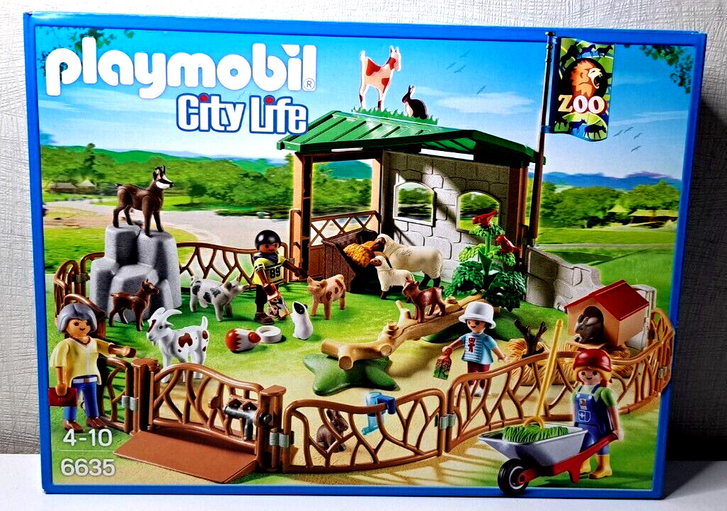 Playmobil City Life - Zoo/Animal Park - 6635 Petting Zo - Nip