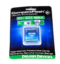 Delkin Devices 8GB CompactFlash Memory Card eFilm 125x DDCFFLS2-8GB