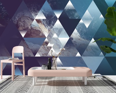 3d Abstract Geometric Triangles Self Adhesive Wall Murals Wallpaper Home Decor Ebay Discover the ultimate collection of the top abstract wallpapers and photos available for download for free. ebay