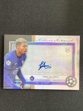 Tino Anjorin 2020-21 Topps Museum UCL Archival Autograph RC /250 #AA-TA