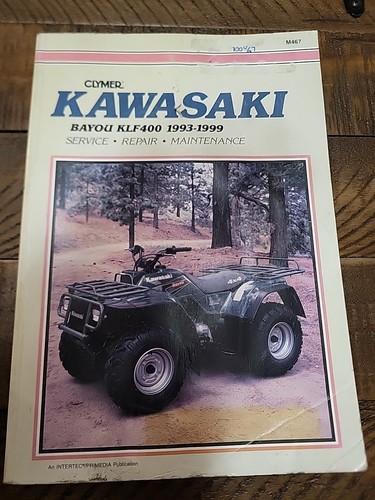 Clymer Kawasaki Bayou KLF400 Service Repair Maintenance Manual 1993-1999