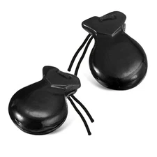 1 Pair Spanish Castanets Flamenco Castanets with String Traditional Wood7240