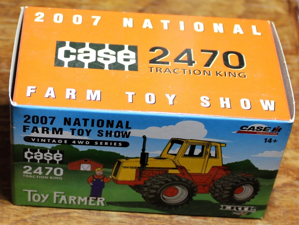 ERTL CASE 2470 4WD TRACTOR 1/64 Scale 2007 NATIONAL FARM TOY SHOW  - M.I.B. - Image 3 of 4