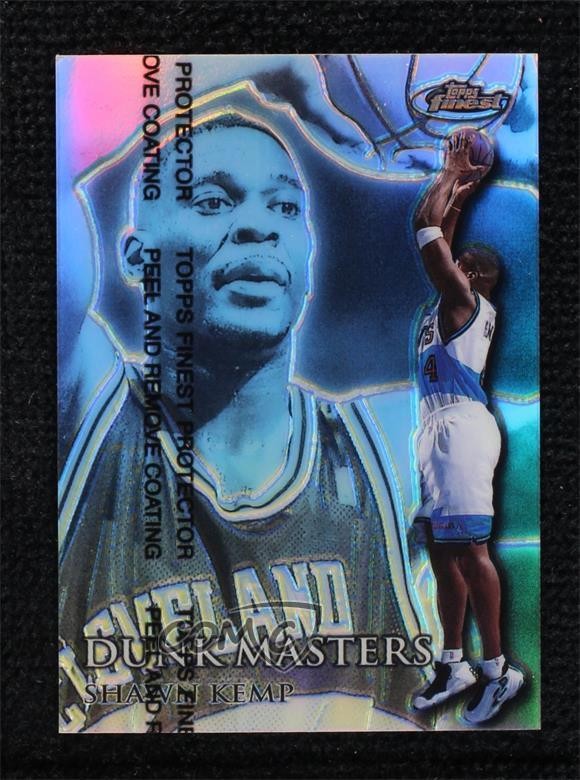 1999-00 Topps Finest Dunk Masters Refractor 127/150 Shawn Kemp #DM6 0c3