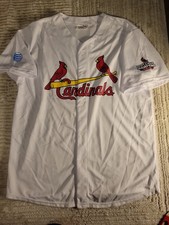 St. Louis Cardinals Jersey Baseball MLB Mens Size XL Adult Button Up 2013 Champs