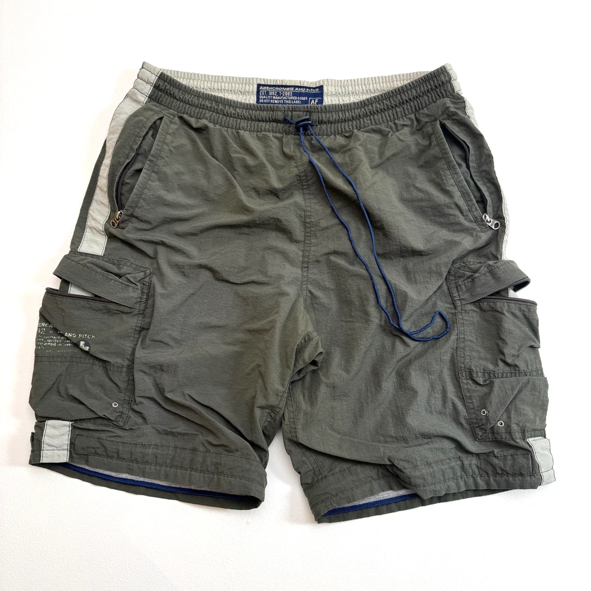 Abercrombie & Fitch Cargo Solid Shorts for Men for sale | eBay