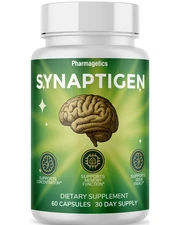 Synaptigen - Memory Function Support, Brain  Energy Supplement - 60 Capsules