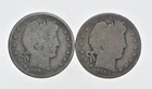 1892-1915 Lot 2 1906 1903 Barber 90% Half Dollars - Coin Collection *061