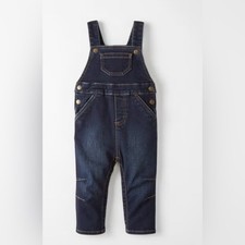Hanna Andersson Infant Denim Overalls 3-6M
