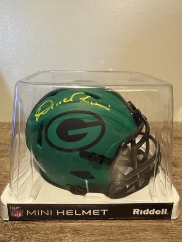 Packers ANDRE RISON Autographed Mini Helmet Beckett Authenticated
