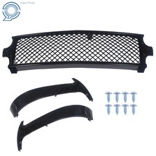 Front Bumper Grille Glossy Black For Silverado Tahoe Suburban 1999-20022000-06