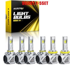 9005 9006 H11 LED Headlight Bulbs Kit High Low Beam Fog Light Bright 6-30X