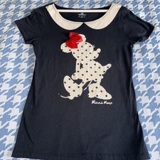 Minnie Mouse Tshirt Red Bow Size Large Used Good Quality