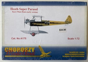 Heath Super Parasol Floatplane, CHOROSZY MODELBUD Resin 1/72