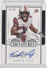 2015 National Treasures College Rookie Signatures 63/99 Kaelin Clay Auto s6i