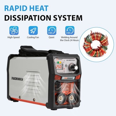 250A Manual Inverter Welding Machine 50/60Hz 110/127V Household Welding