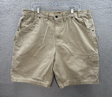 CE Schmidt Shorts Mens 38 Tan Duck Canvas Rel...