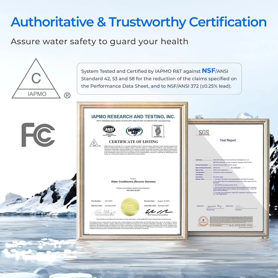 Waterdrop G3P600 Reverse Osmosis System 8-stage Filtration-Certified Refurbished - Image 4 of 4