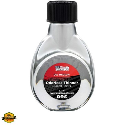 Odorless Mineral Spirits for Cleaning 125ml - Solvent for Artists, Odorless P...