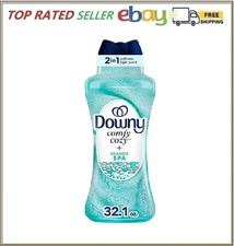 Downy Comfy Cozy In-Wash Laundry Scent Booster Beads, Seaside Spa Scent, 32.1 oz