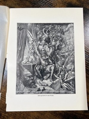 Gustave Dore - Don Quixote in His Study