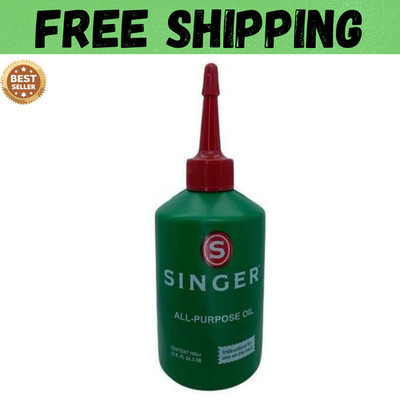 Singer All Purpose Sewing Machine Oil, 3.38-Fluid Ounce