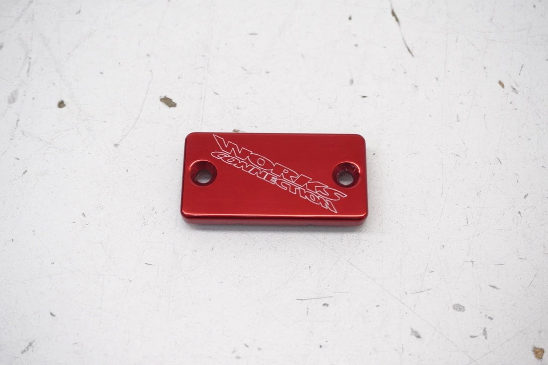Works Connection Anodized Billet Aluminum Front Brake Reservoir Cap 21-025 M40