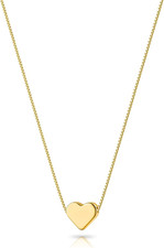 Dainty Gold Heart Necklace for Women Trendy 14K Gold/Silver Plate Cute Heart Pen