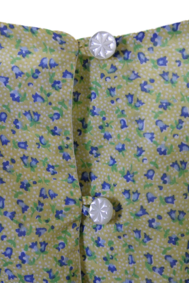 Polo Ralph Lauren Niñas Volantes Cuello Redondo Acampanado Solero Floral Talla 6 Foto 4 de 4