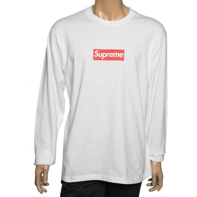 Supreme ホワイト 長袖 Tシャツ Lサイズ supreme ホワイト 長袖tシャツ - メルカリ