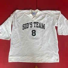 STALL & DEAN 1998 Hockey Jersey XL White Amateur USA Coyne#8 Semi-Pro