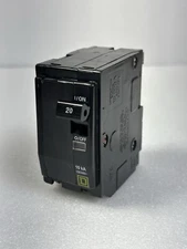 Square D QO220  Miniature Circuit Breaker - 20 A, 2 Pole, 120/240 VAC
