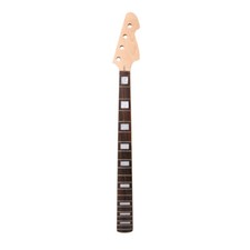 Guitar Bass Neck 20 Fret 34 Inch Maple Rosewood Fretboard Unfinished Bolt on DIY