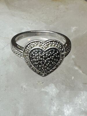 Herzring Valentine Love Band Gr. 6,50 Sterlingsilber Damen