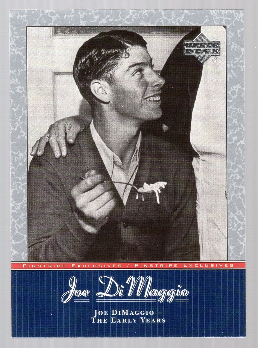 2001 Upper Deck Baseball Pinstripe Exclusives Joe Dimaggio Singles - You Choose