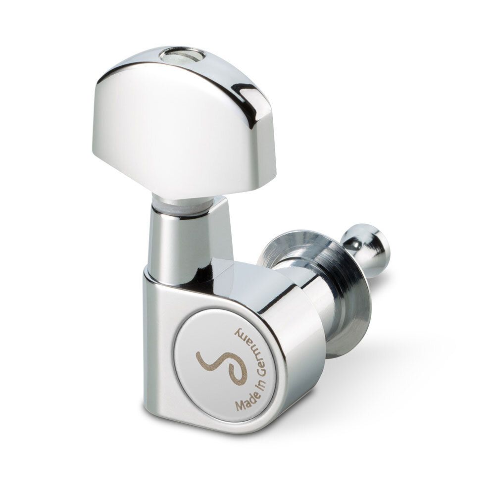 Schaller M6 Tuners 3 x 3 Pin Mount (Chrome, .02)
