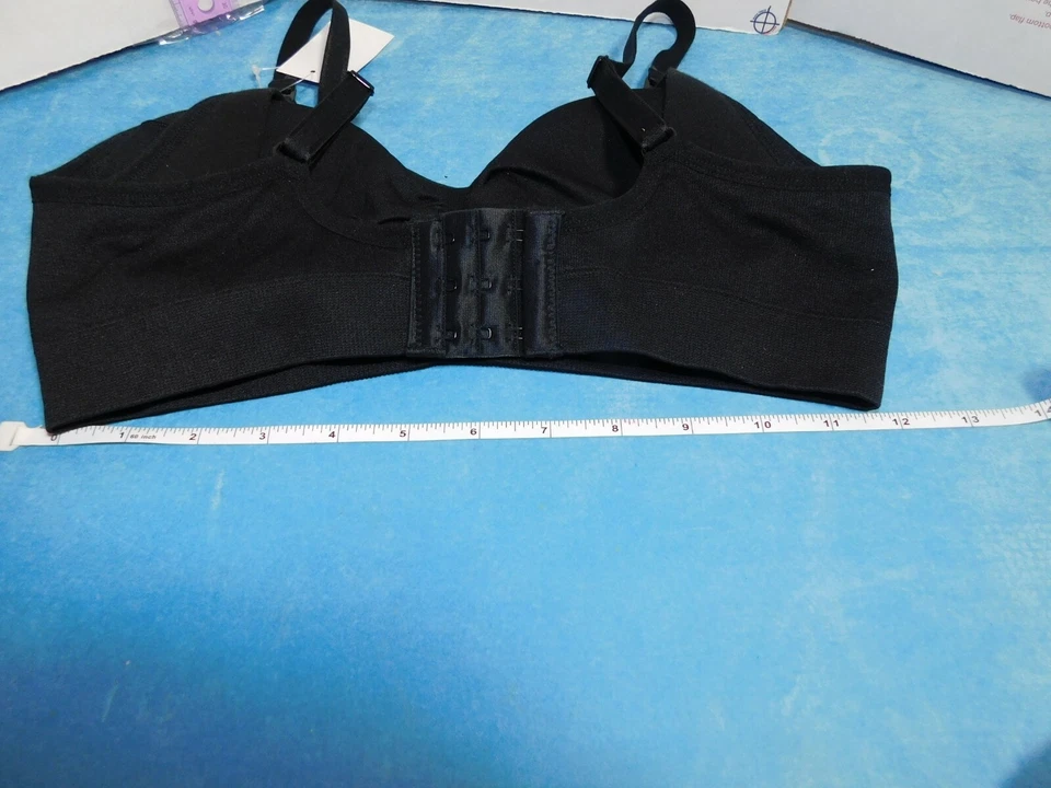 Motherhood seamless clip-down nursing bra 98422-01 black sz M NEW - Image 3 of 4