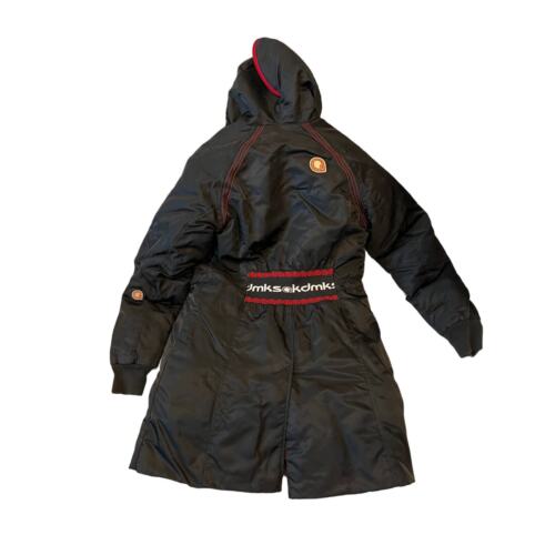 akdmks Black Red Faux Fur Hooded Parka Mens S - Picture 3 of 3