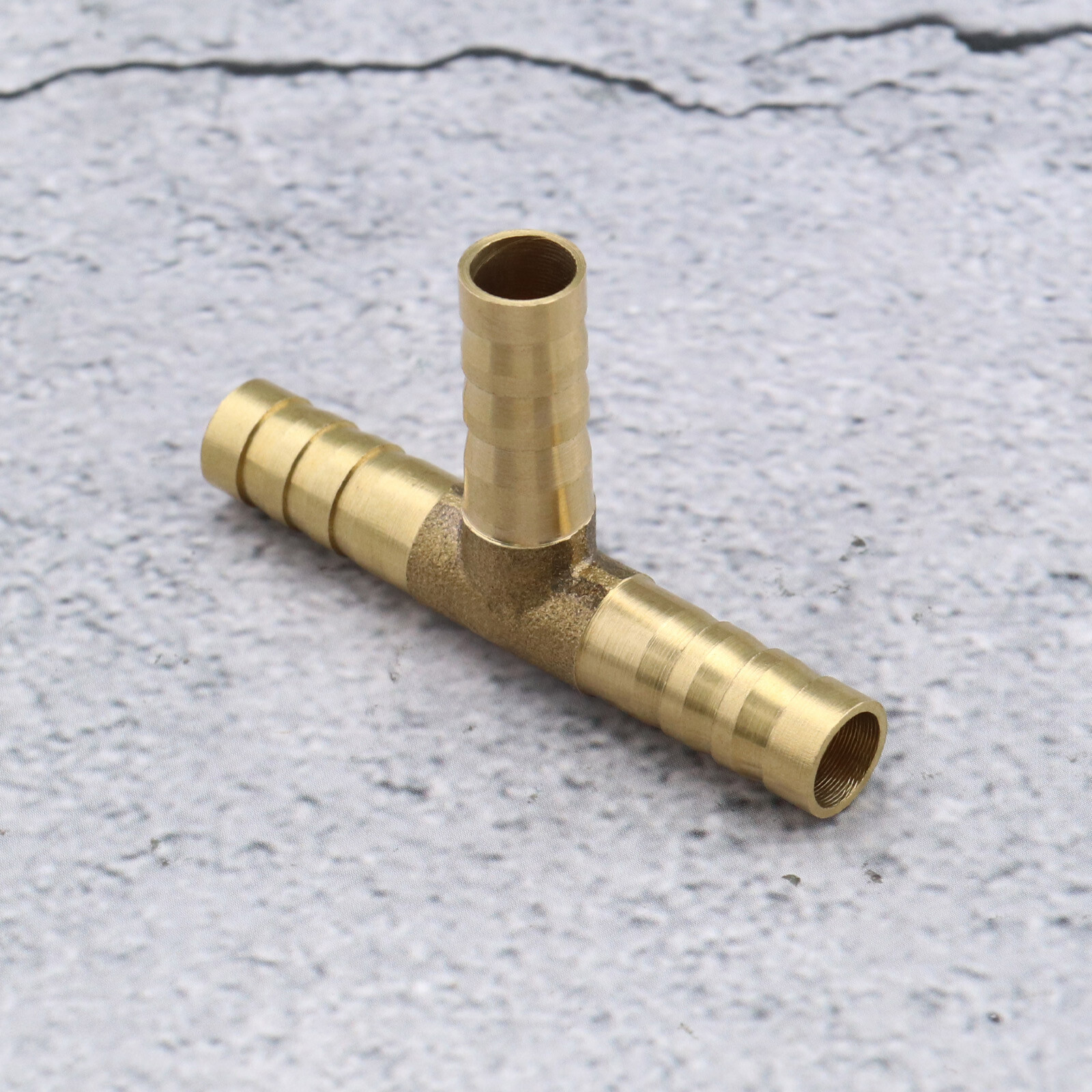 5x 8mm/6mm Brass Fuel Line Connectors Y/T/Cross Fuel Hose Barbed