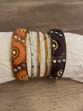 Juniors Size Coil Spiral Bangle Bracelet Gold Tone Made in USA Small